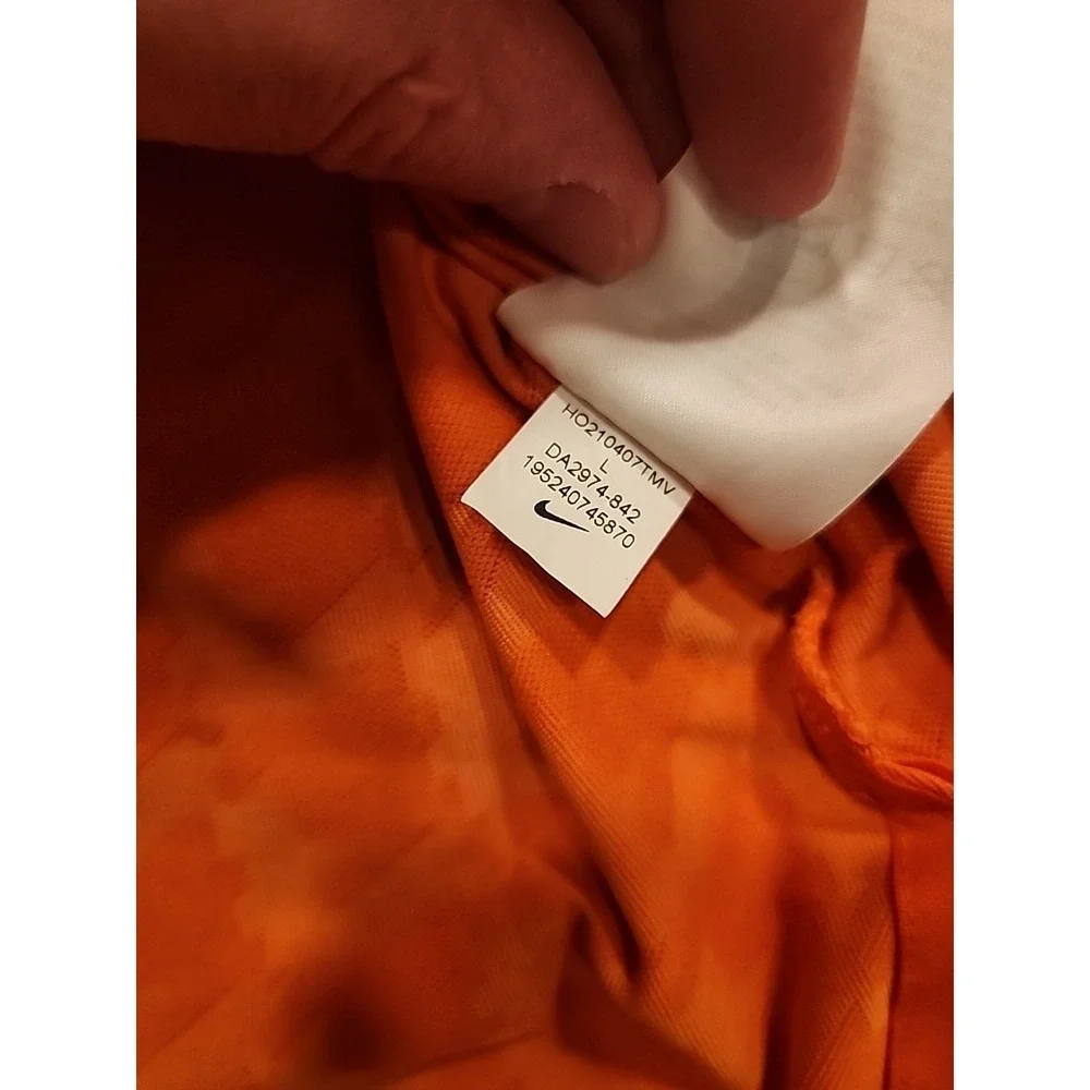 Nike Men's Dri-FIT Vapor Polo Golf Shirt Size Large Stretch Fit Orange